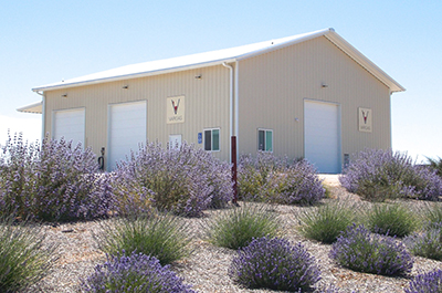 Vino Vargas winery exterior shot from Winemaking Certificate grad 