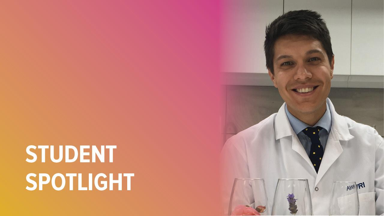 Applied Sensory and Consumer Science Certificate grad Damian Espinase Nandorfy