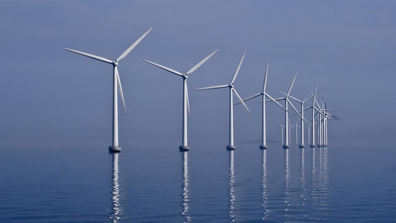 wind turbines