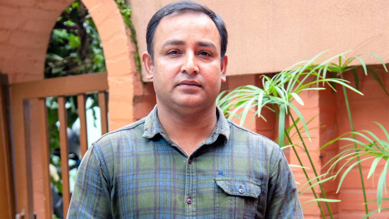 UC Davis CPE scholarship winner Rajesh Kumar Yadav poses for a photo