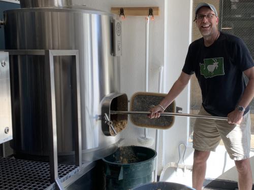 Master Brewer Sean Owens in brewery