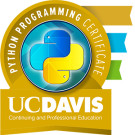 Python Programming Certificate Badge